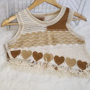 Hand Knitted Crochet Top