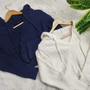 Hoodie Crop Pullover