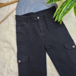 Black Wide Leg Denims