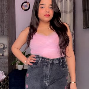 Candy top - Wide Leg Hearty Jeans Set